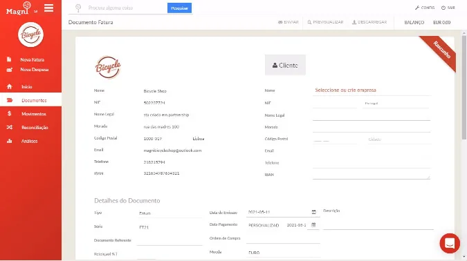 Magnifinance Portal Automation